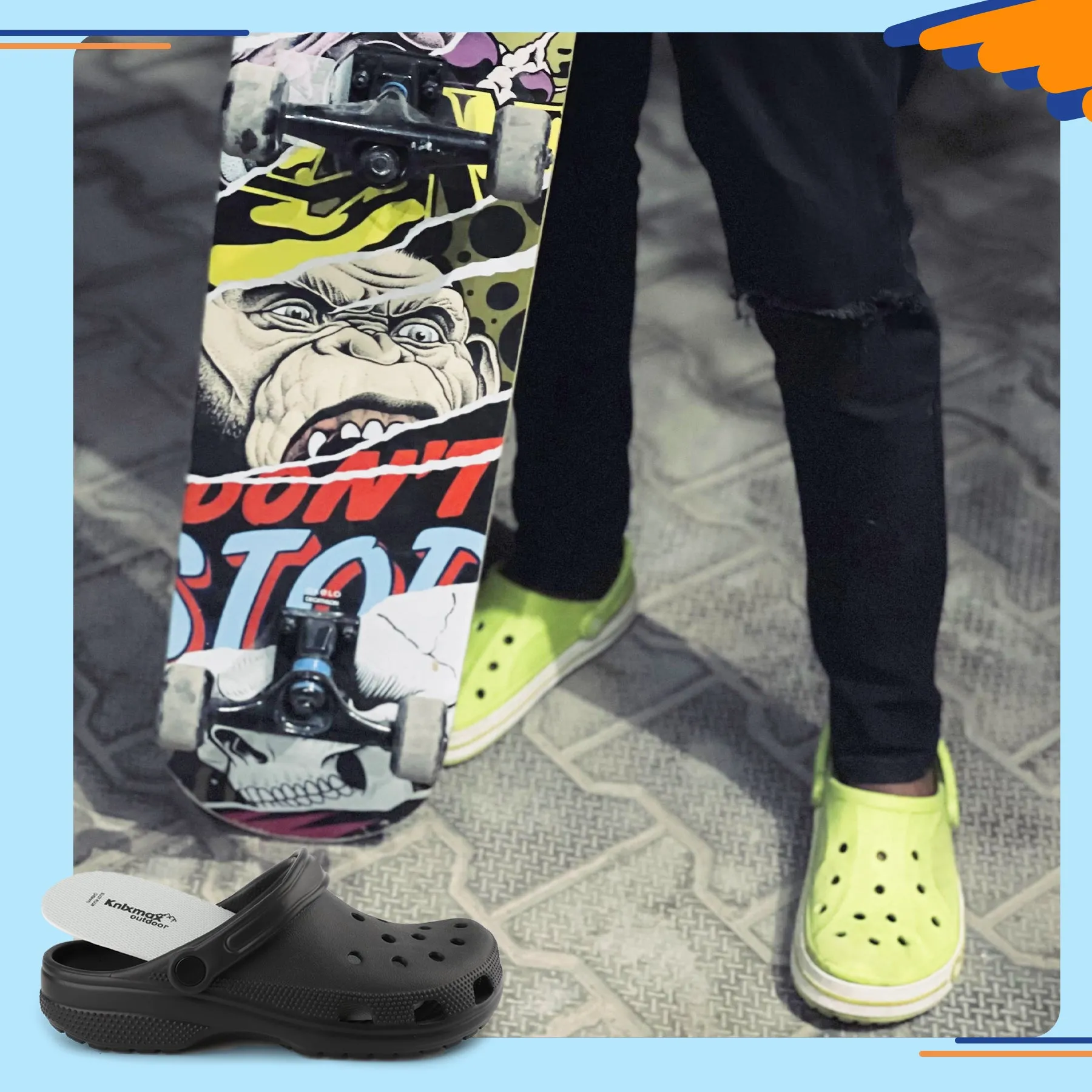 2 Pair Men Women Comfort Shoe Insoles for Crocs Clogs Garden Shoes Work Shoes Nurse Shoes Chef Shoes Barefoot