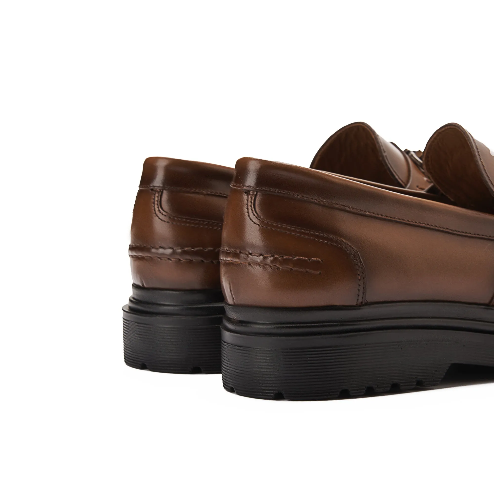 Achilles Chunky Edge Men's Loafers - Havana