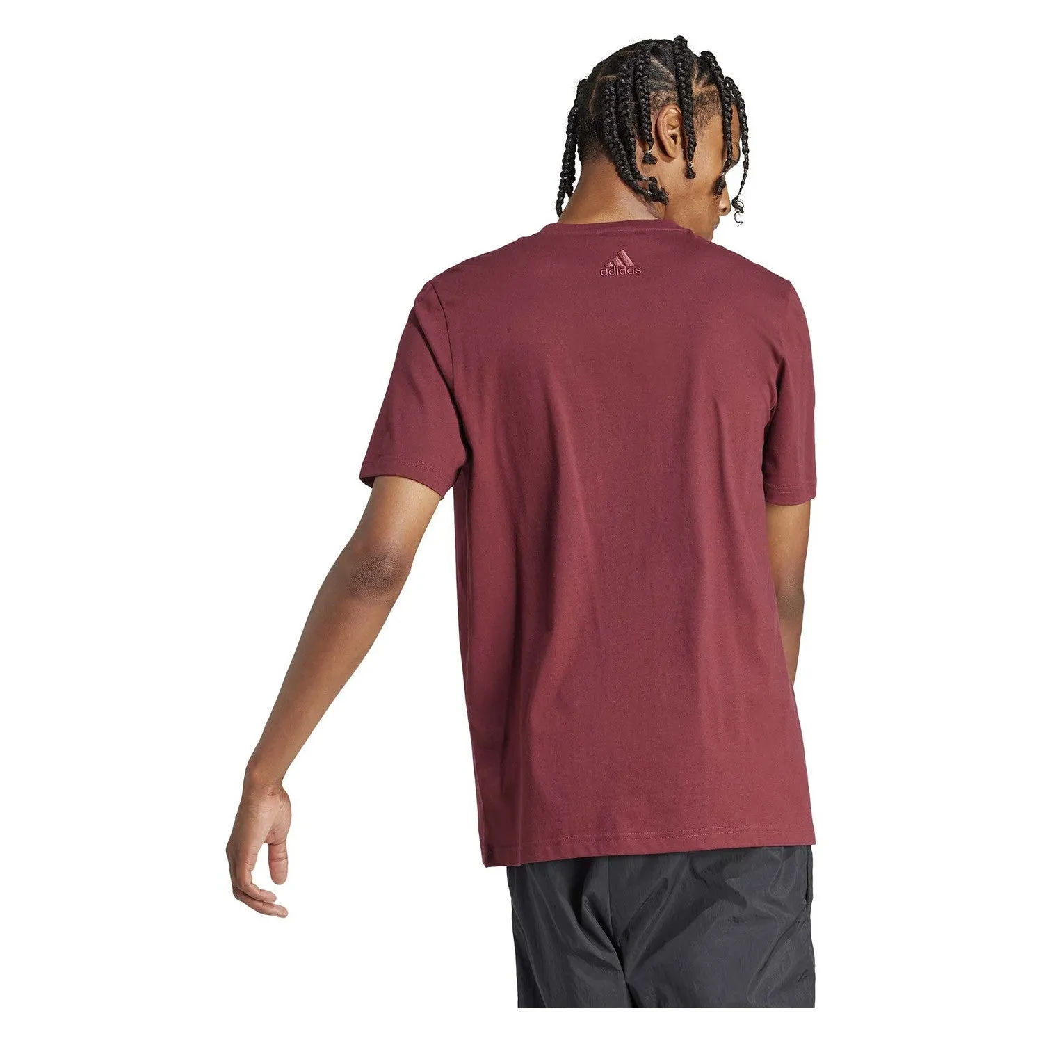 Adidas Mens Big Logo Single Jersey Tee