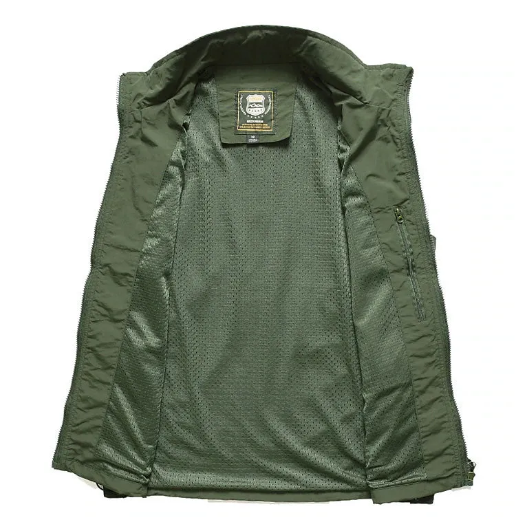 Adventure Fishing Vest with Tactical Features - Men's Sleeveless Jacket for Outdoor Activities