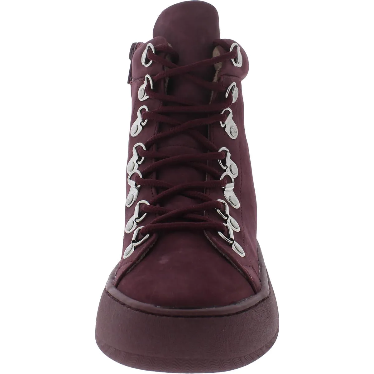 Aerosoles Womens PAPYRUS Nubuck Lace Up Combat Boots