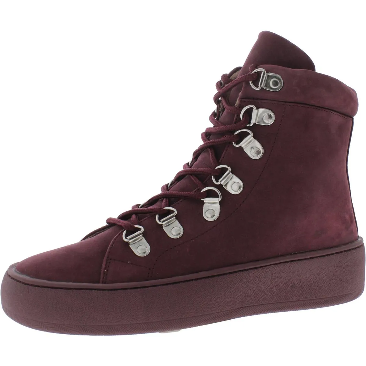 Aerosoles Womens PAPYRUS Nubuck Lace Up Combat Boots