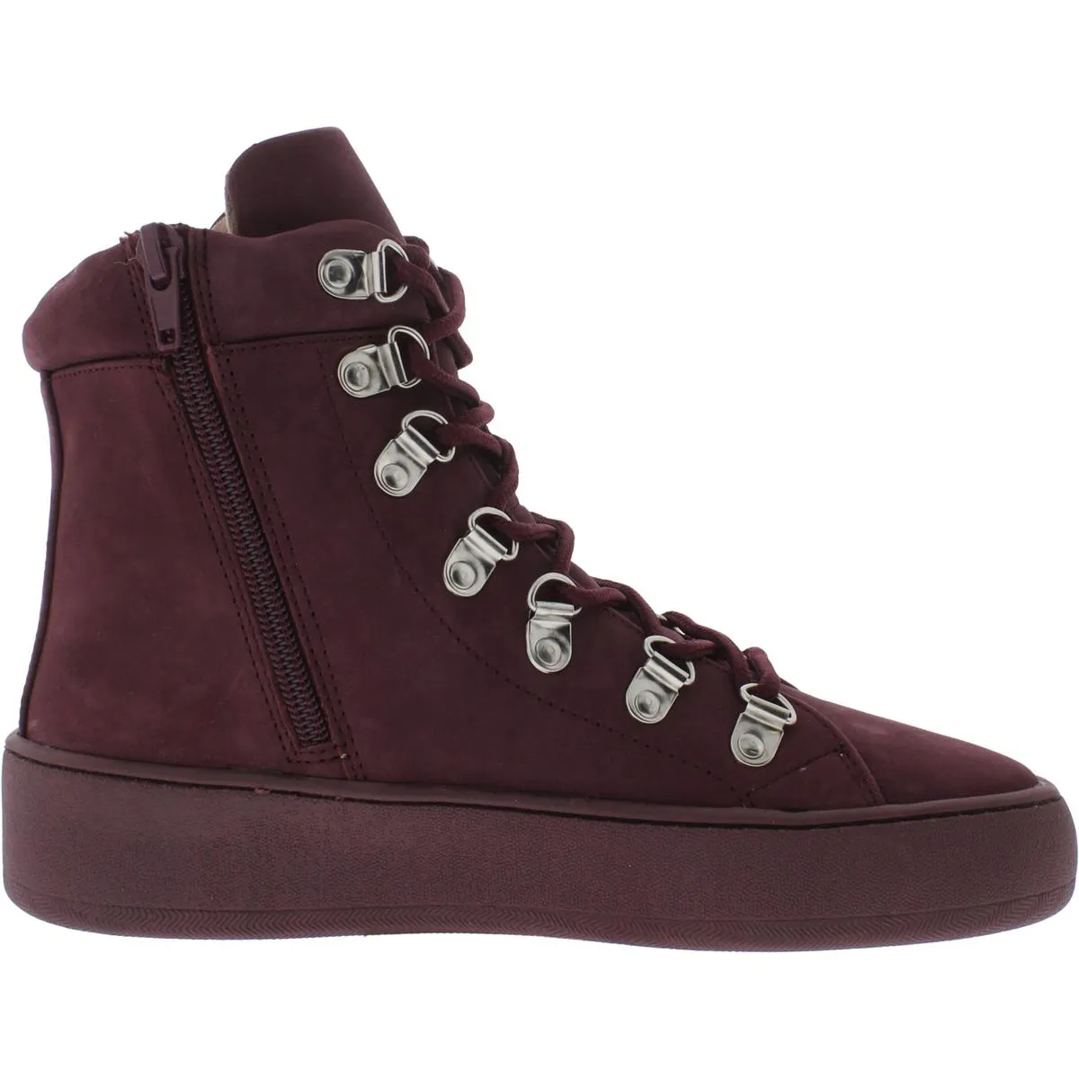 Aerosoles Womens PAPYRUS Nubuck Lace Up Combat Boots
