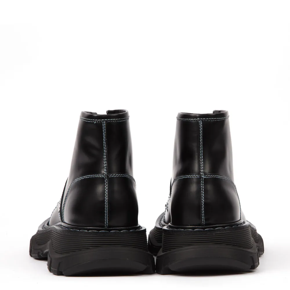 Alexander McQueen Stitch Detail Combat Boots