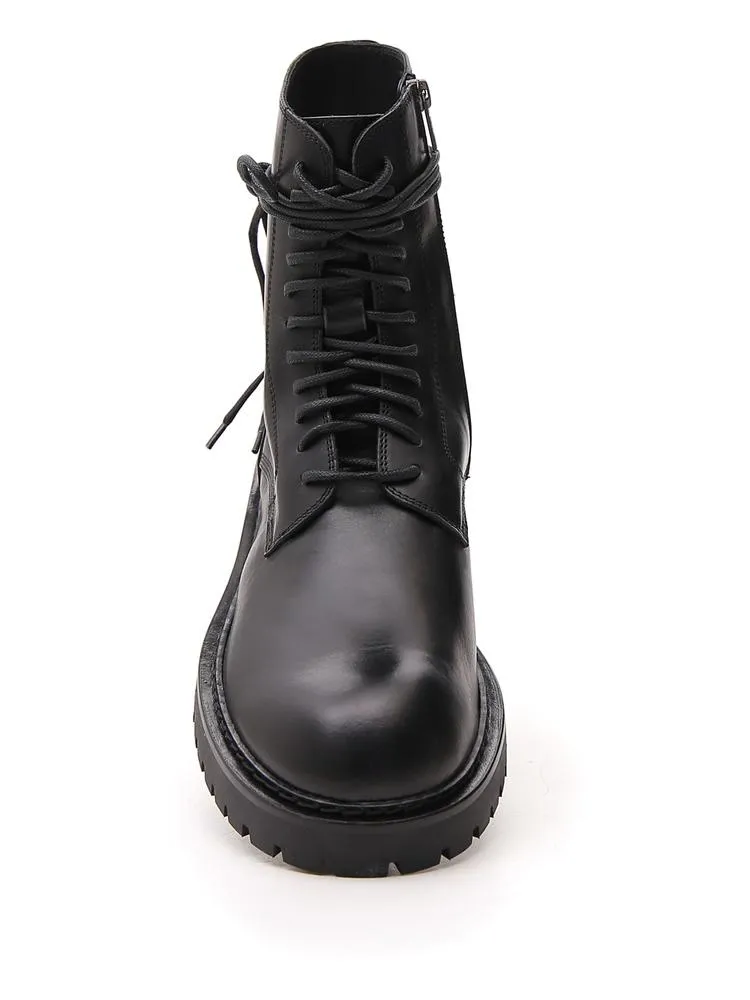 Ann Demeulemeester Lace-Up Combat Boots