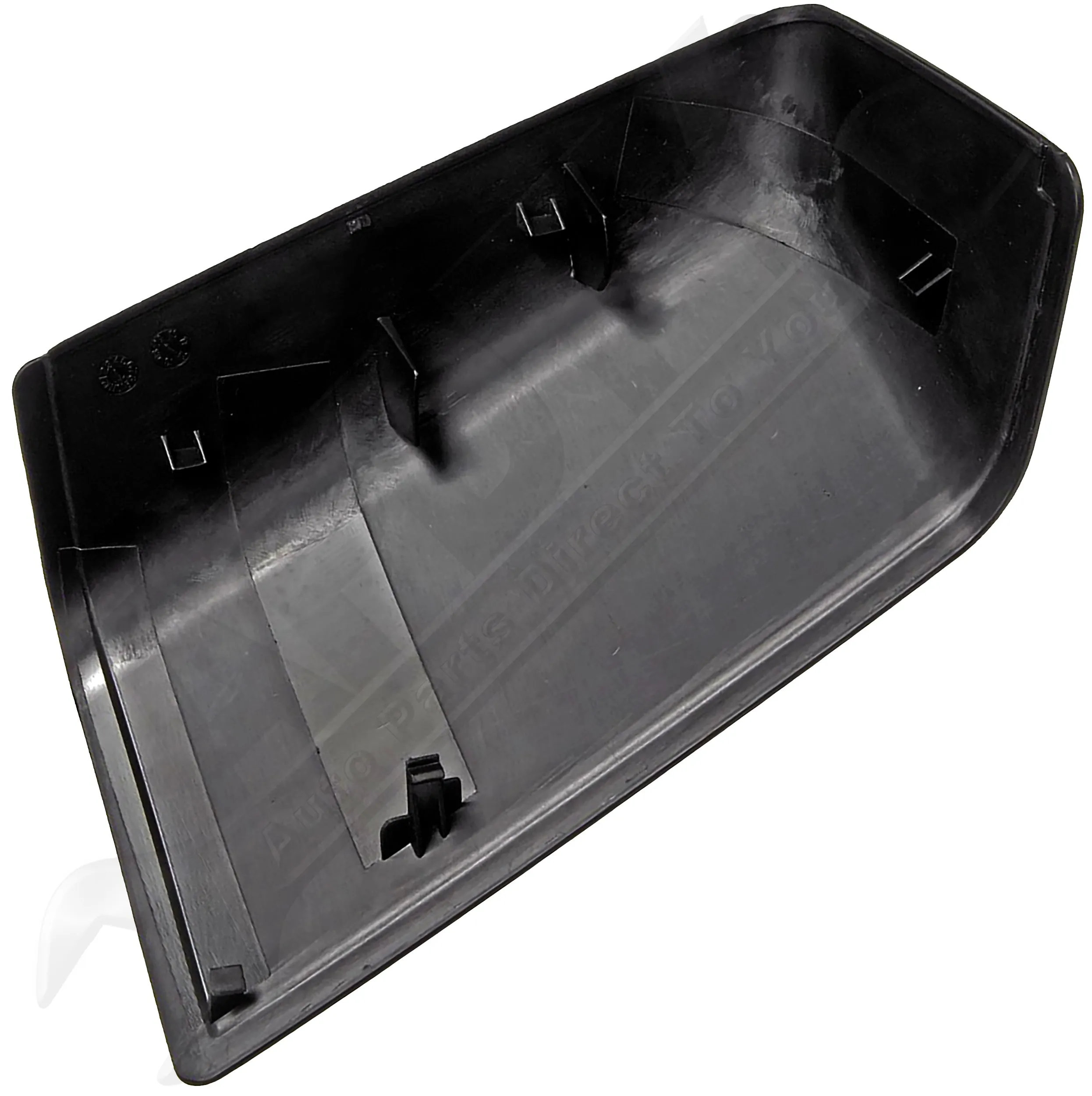 APDTY 060121 Mirror Cover Right, Black Smooth