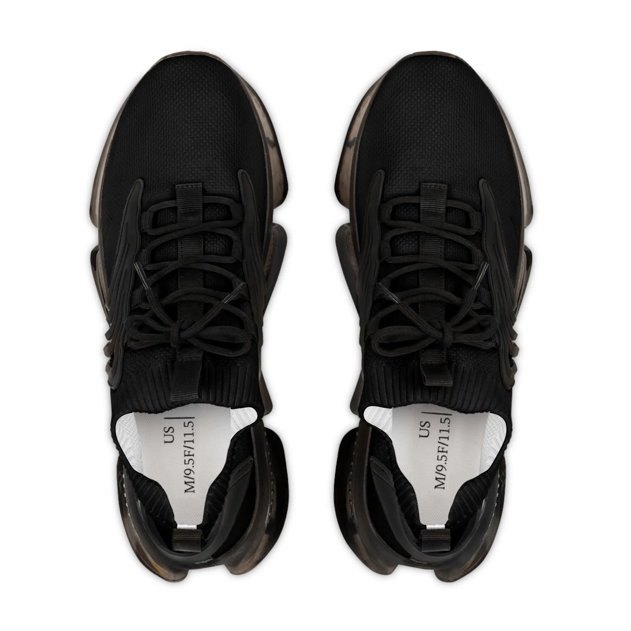 B4Lyfe Black Men's Mesh Sneakers