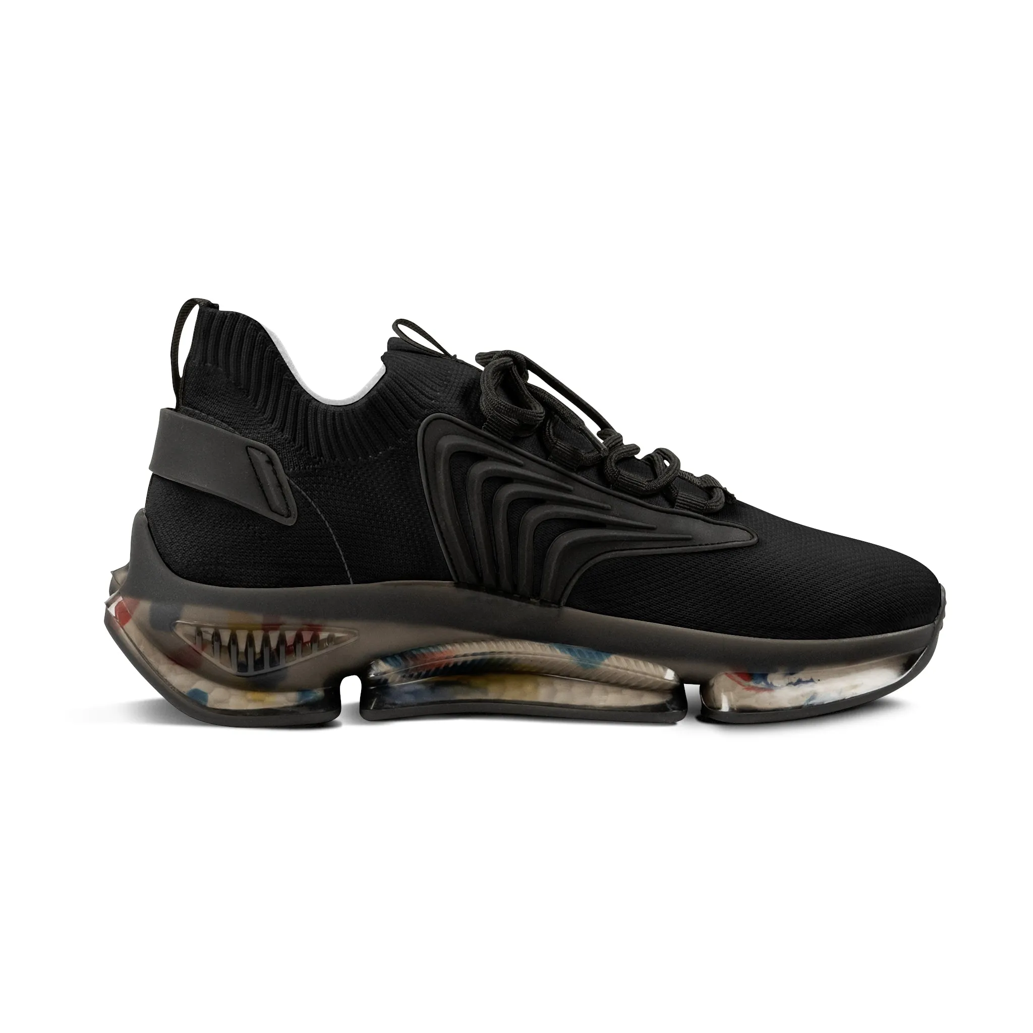 B4Lyfe Black Men's Mesh Sneakers