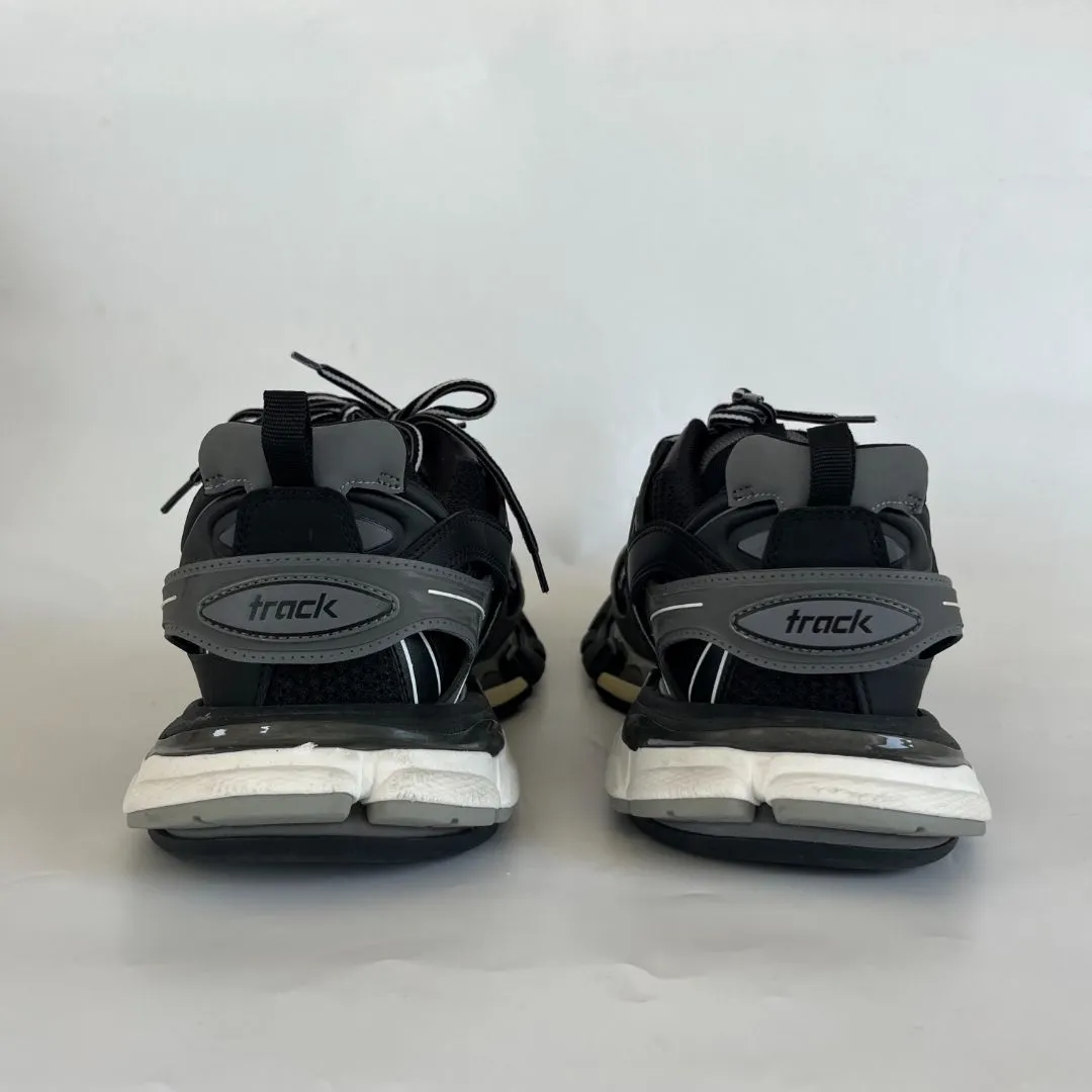 Balenciaga black and grey track mens sneakers, size 44