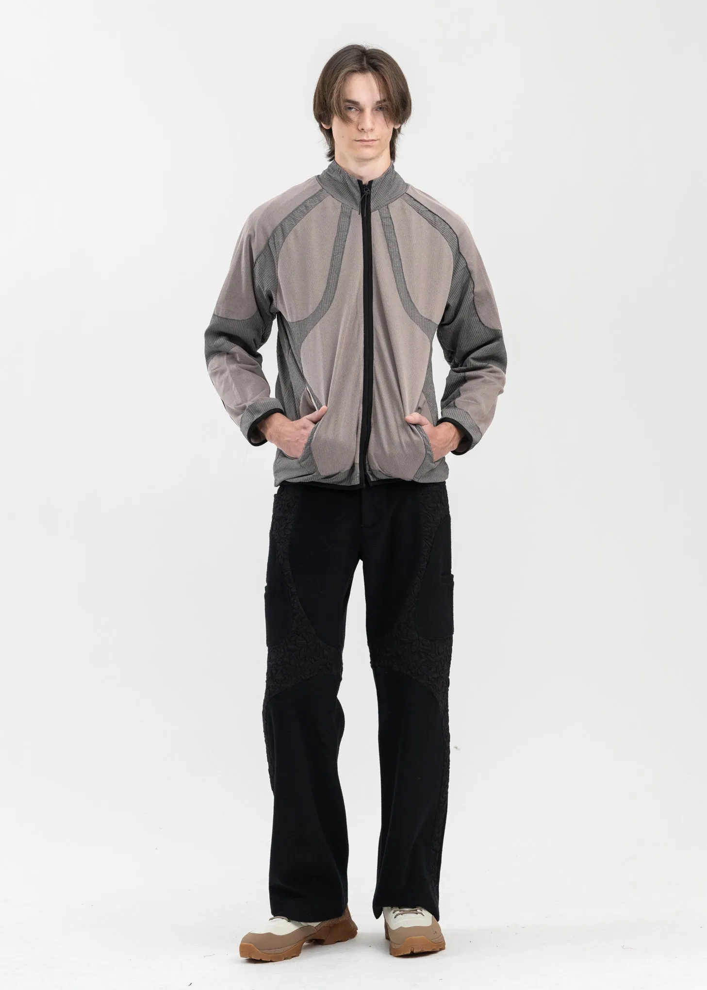 Blue-Pink Liquid Track Top