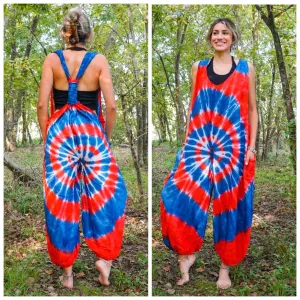 Bohemian Adventure Racerback Dungarees Jumpsuit Romper