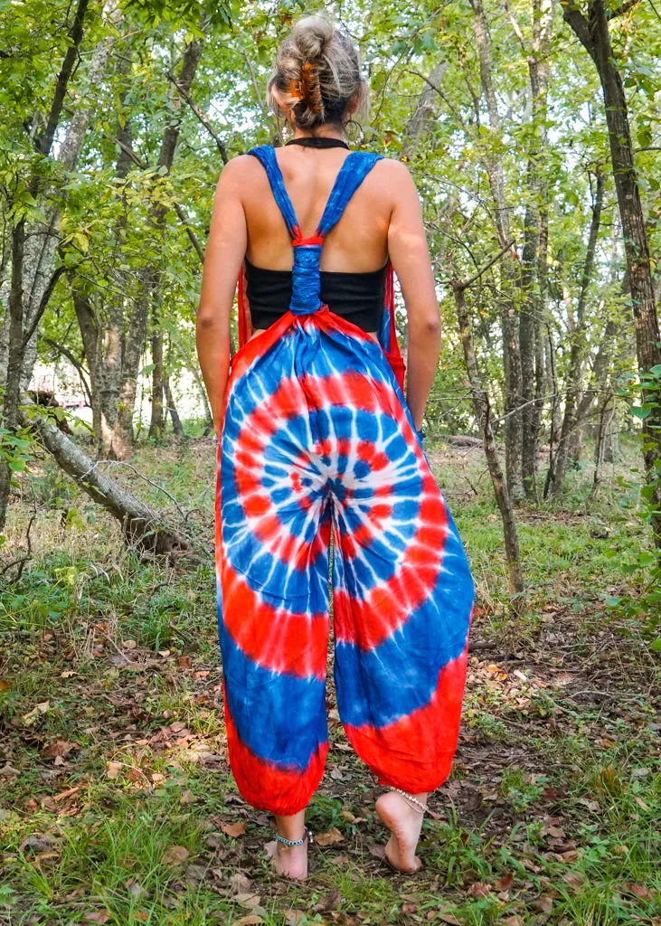 Bohemian Adventure Racerback Dungarees Jumpsuit Romper