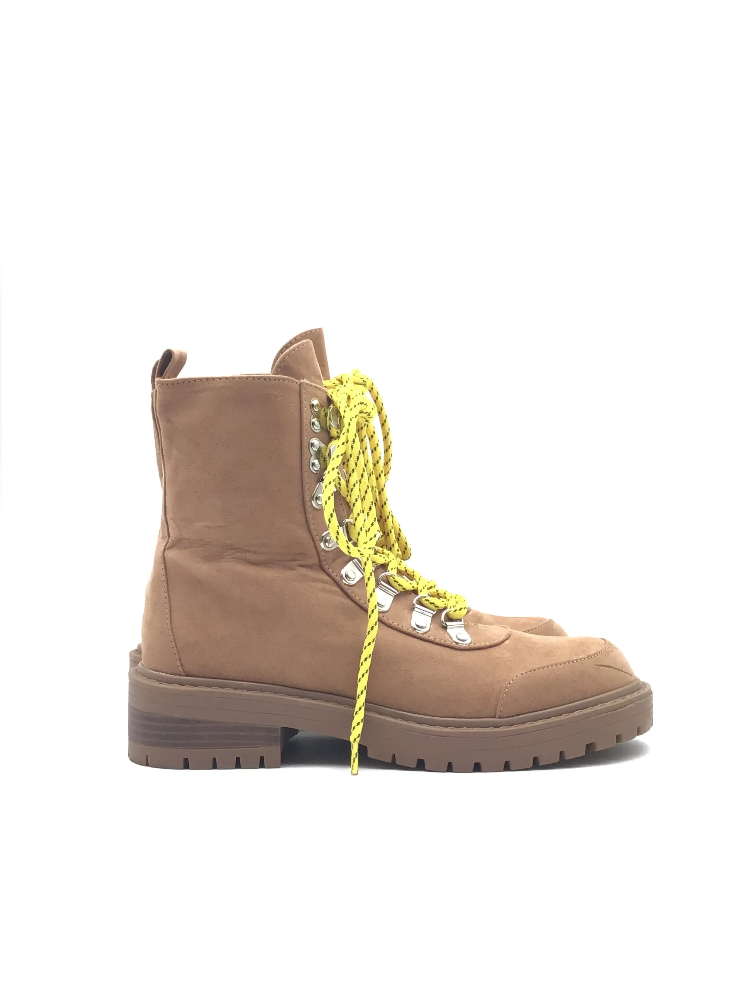 Boots Combat By Clothes Mentor In Tan, Size: 8