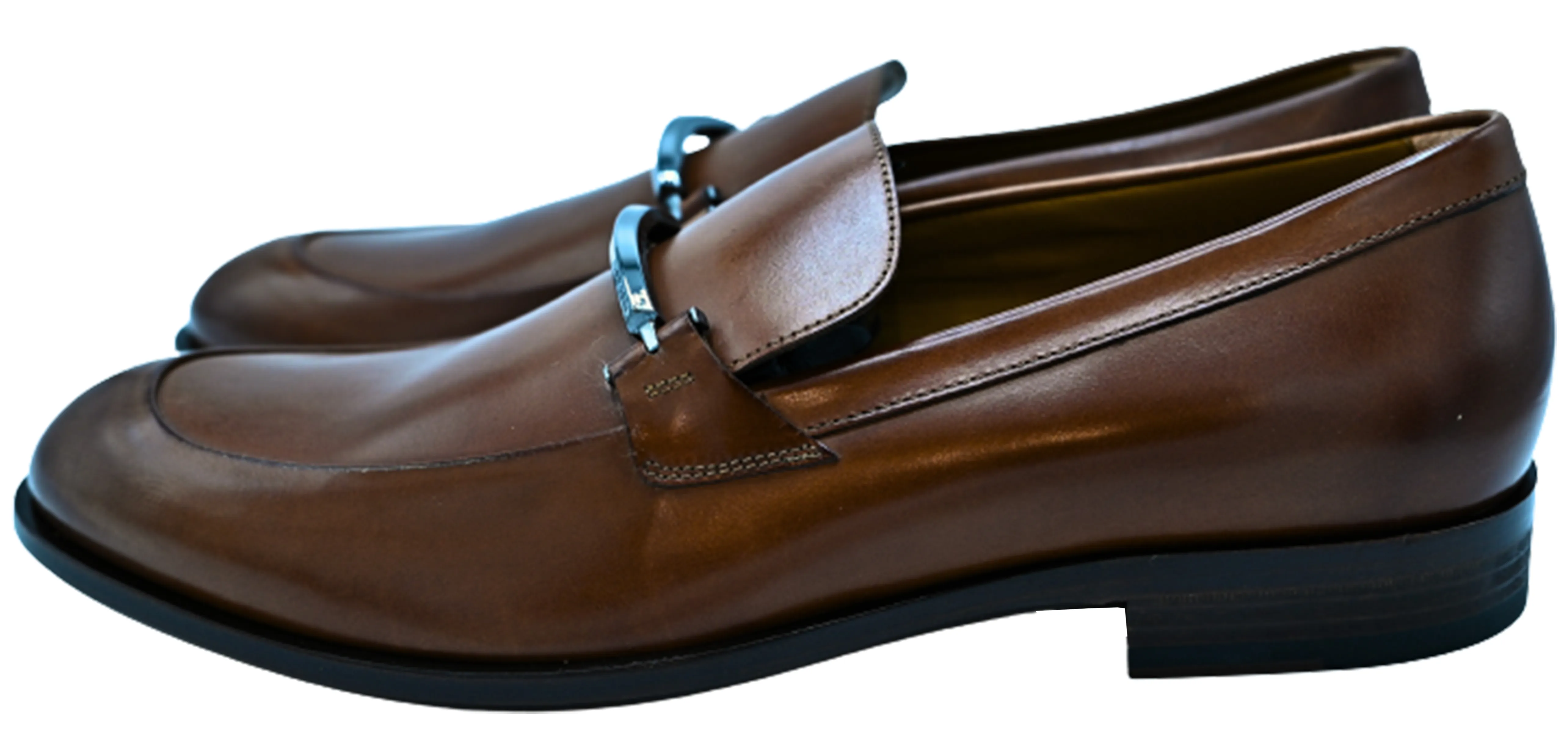 Boss Loafers In Portuguese Leather With Logo-engraved Hardware - TB0356