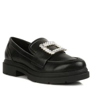 Bossi Loafers With Buckle Embellishment