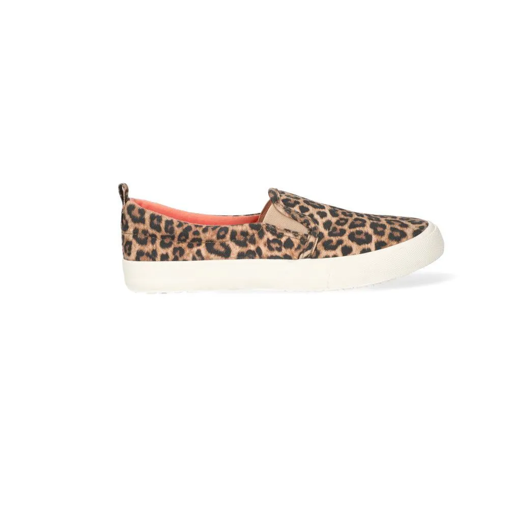 Cat & Jack Leopard Print Casual Loafers Fabric Multicolour Colour For Women