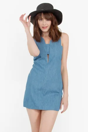 Chambray Cuts Dress