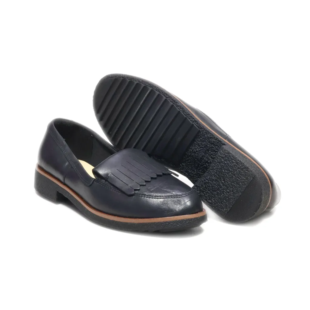 Clarks Collection Loafers Leather Black Colour For Women