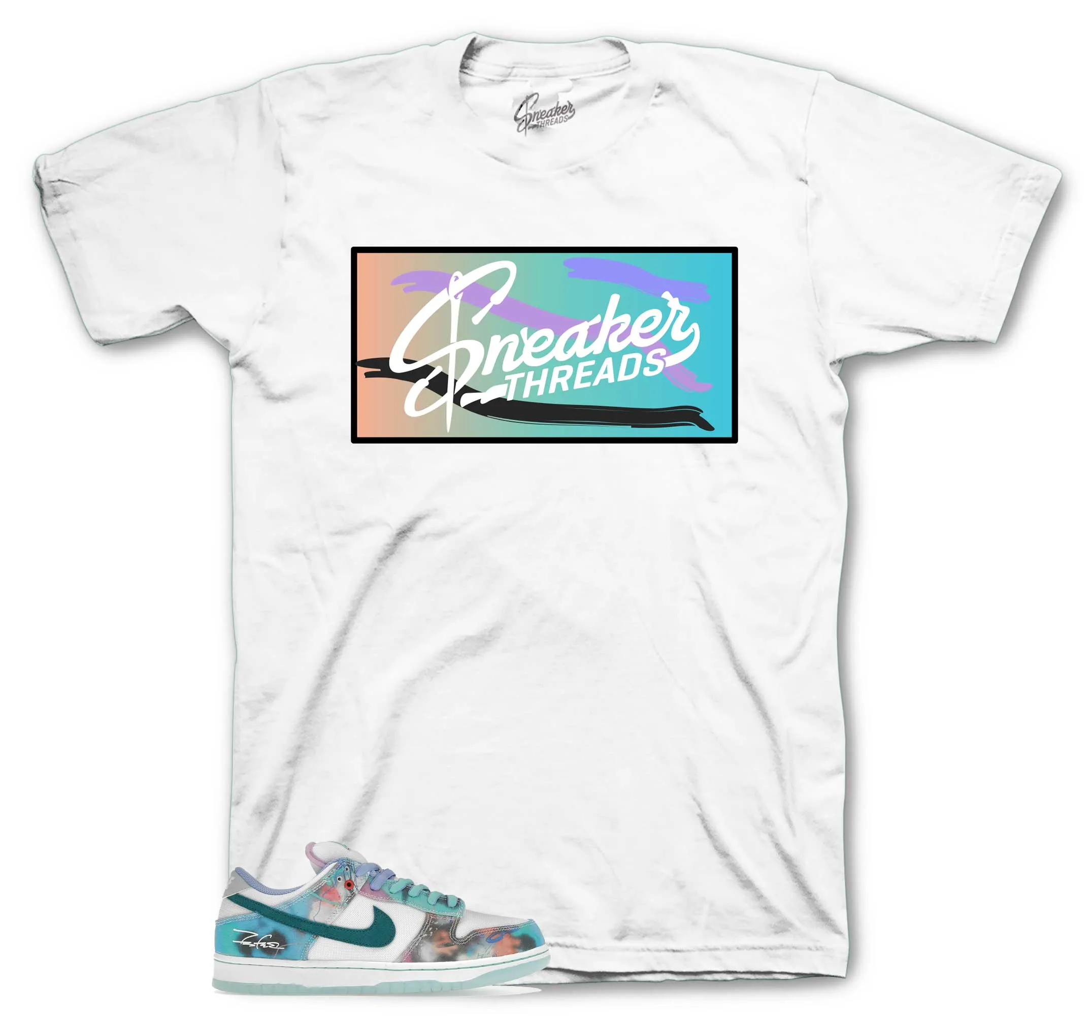 Dunk SB Low Bleached Aqua ST Box Shirt