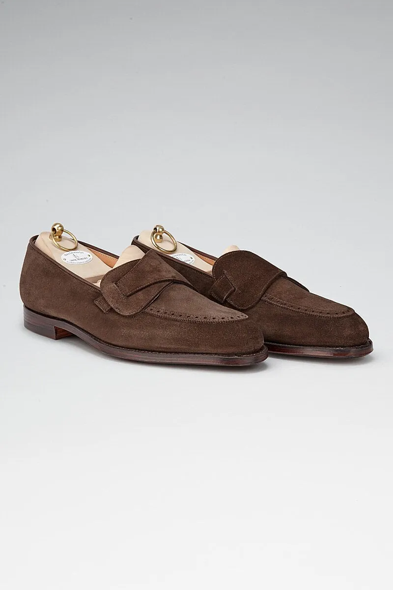 Espresso Calf Suede Butterfly Loafers