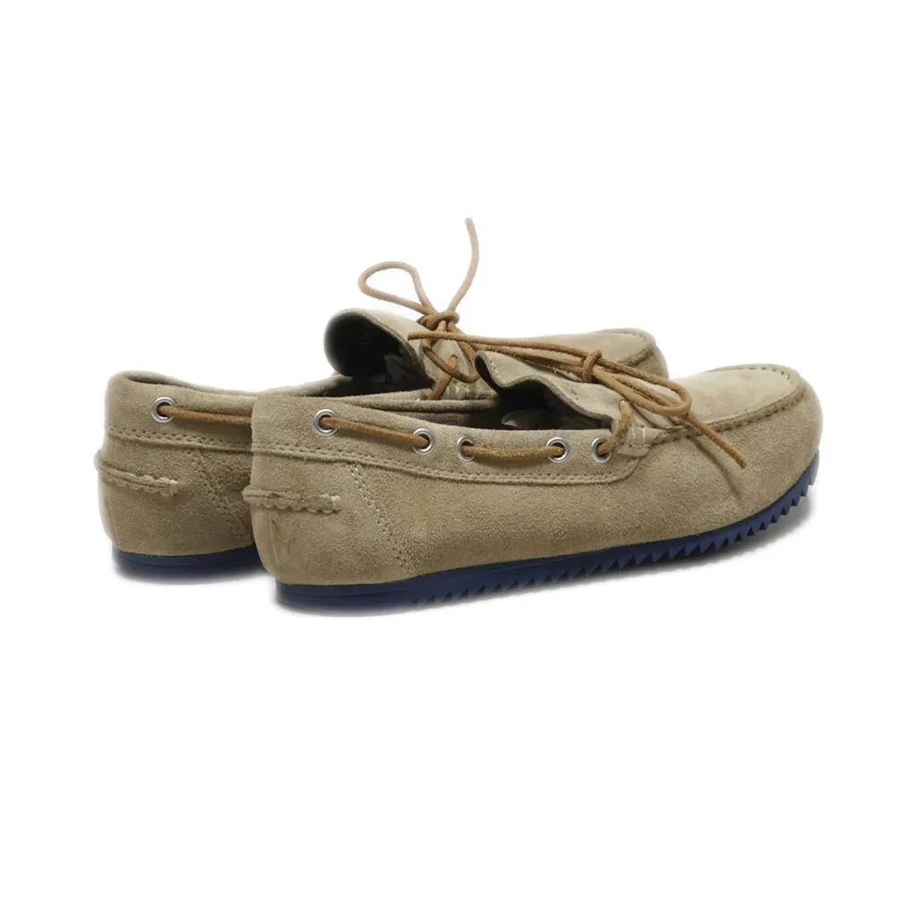 Geox Loafers Suede Brown Colour For Women