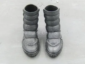 GI JOE - Snake Eyes - Black Oakley Combat Boots (Peg Type)