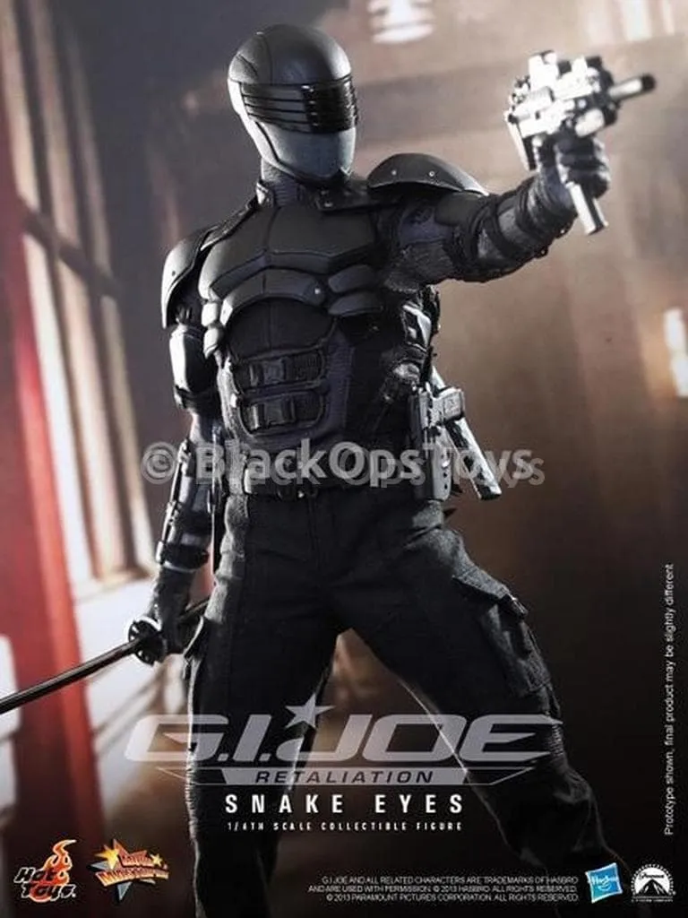 GI JOE - Snake Eyes - Black Oakley Combat Boots (Peg Type)