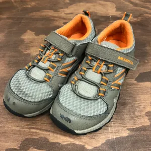 Grey & Orange Hiking Shoes