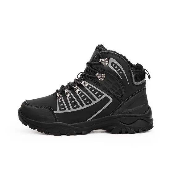 High Top Plush Outdoor Hiking Shoes
