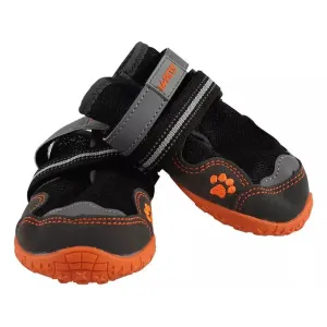 HIKING Dog Shoes Black & Orange
