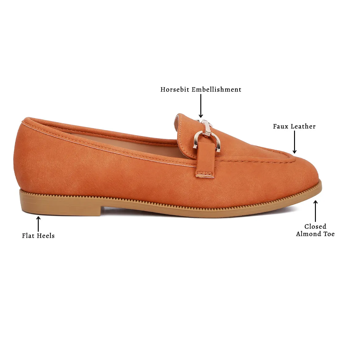 Horsebit Flat Loafers