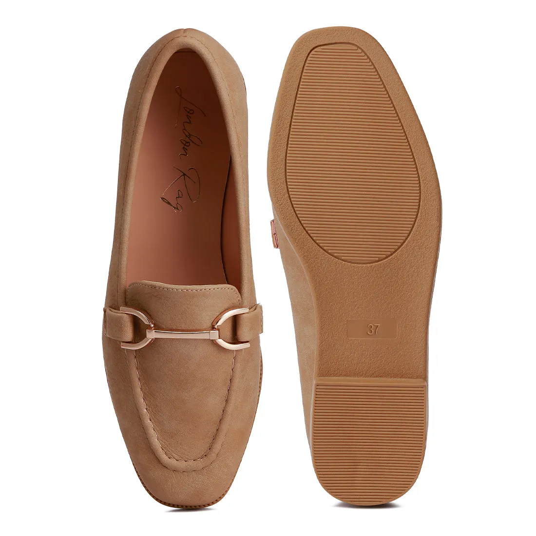 Horsebit Flat Loafers