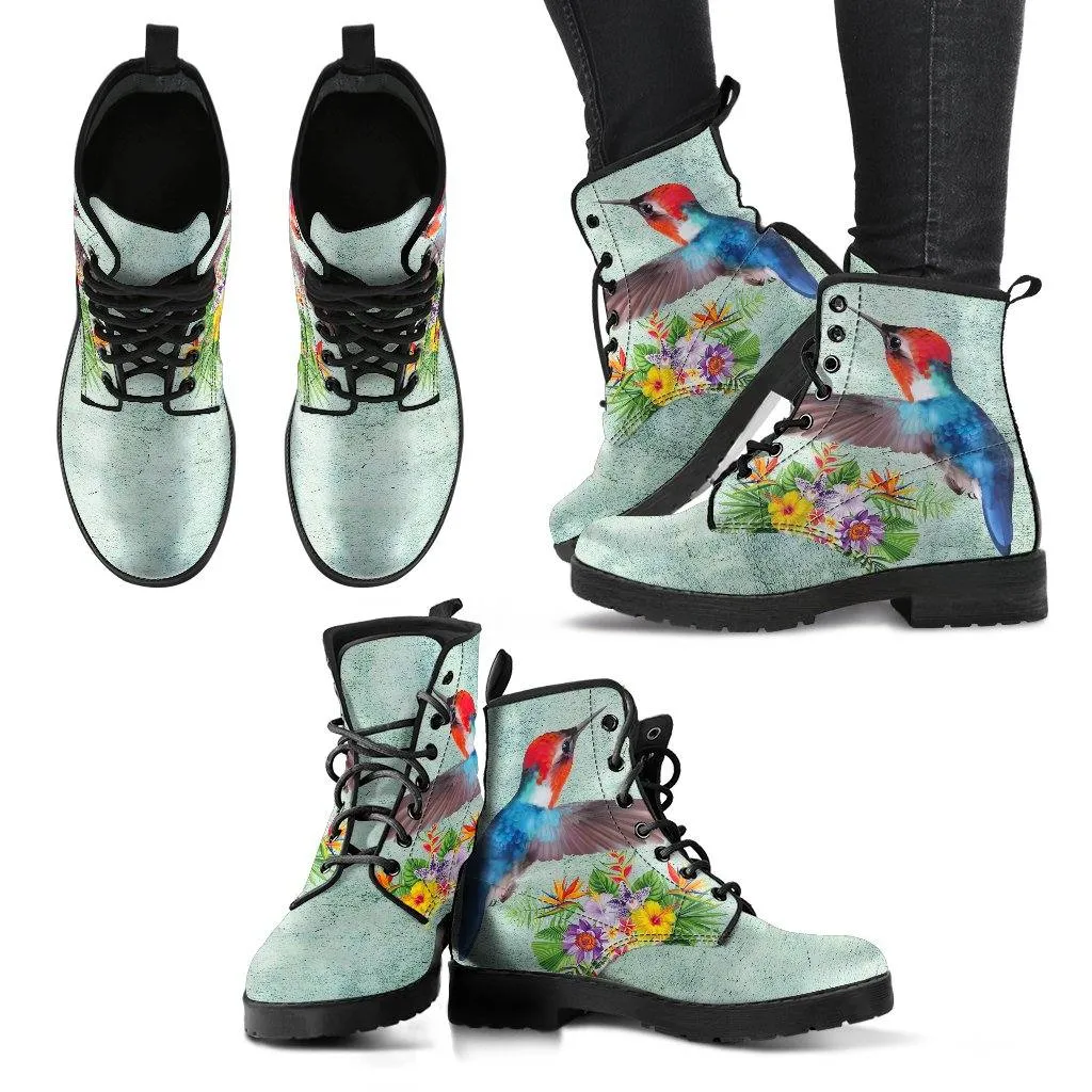 Hummingbird Vegan Leather Boot by Manifestie