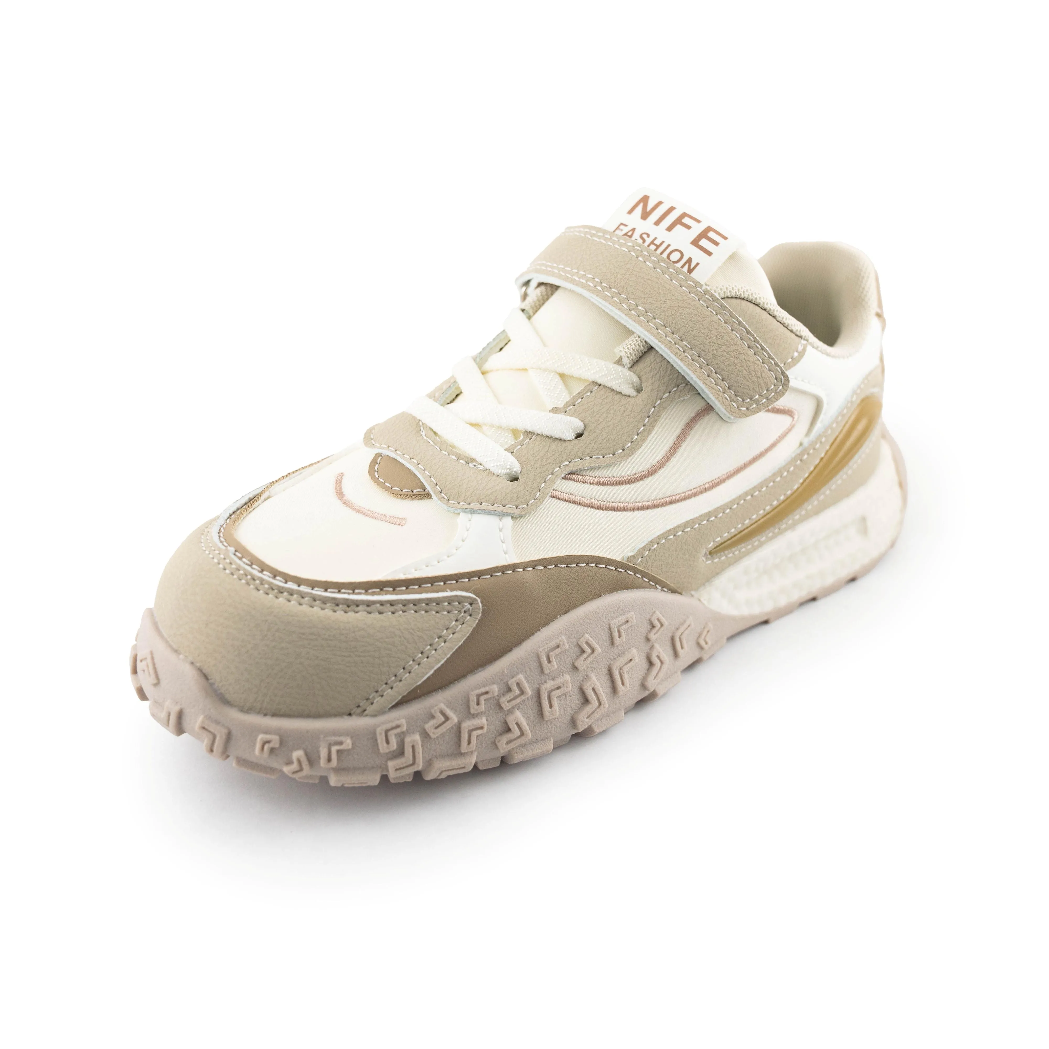 Kids' Non-slip Sneakers - BBW771 Beige