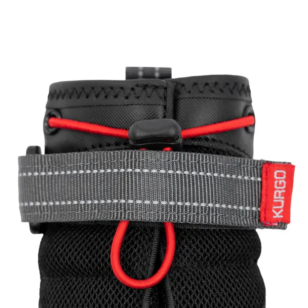Kurgo Blaze Cross Dog Shoes Black/Grey Set Of 2 Black/Grey