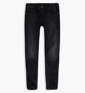 LEVI'S Big Boys Skinny Taper Jeans Dark Blue Size 16R (28x30) MSRP $48