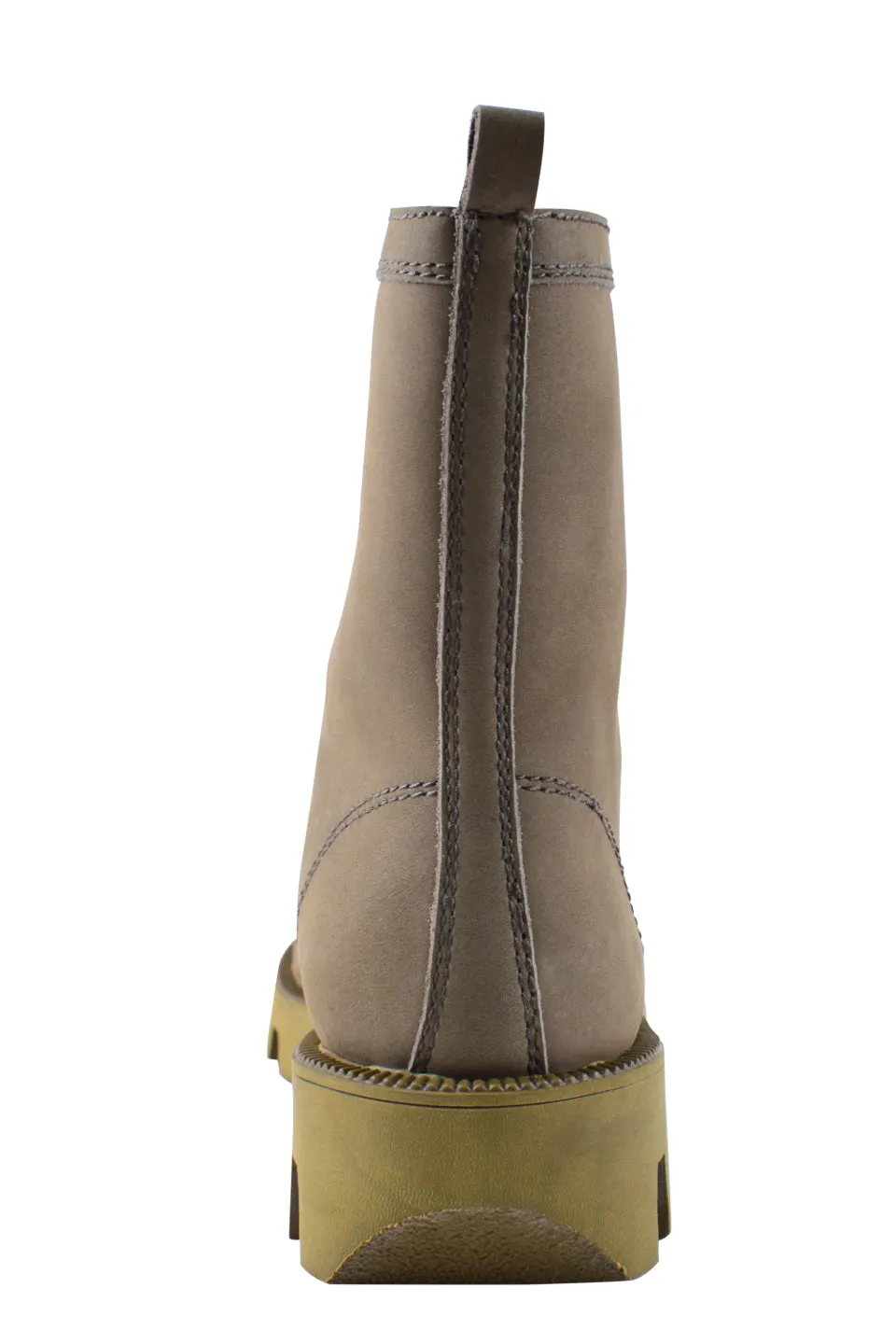 Liam Lace Up Combat Khaki Suede Boot
