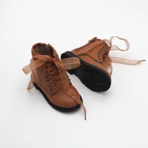 Light Brown Combat Boots
