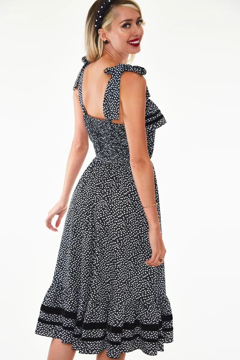 Mae Ruffle Swing Dress
