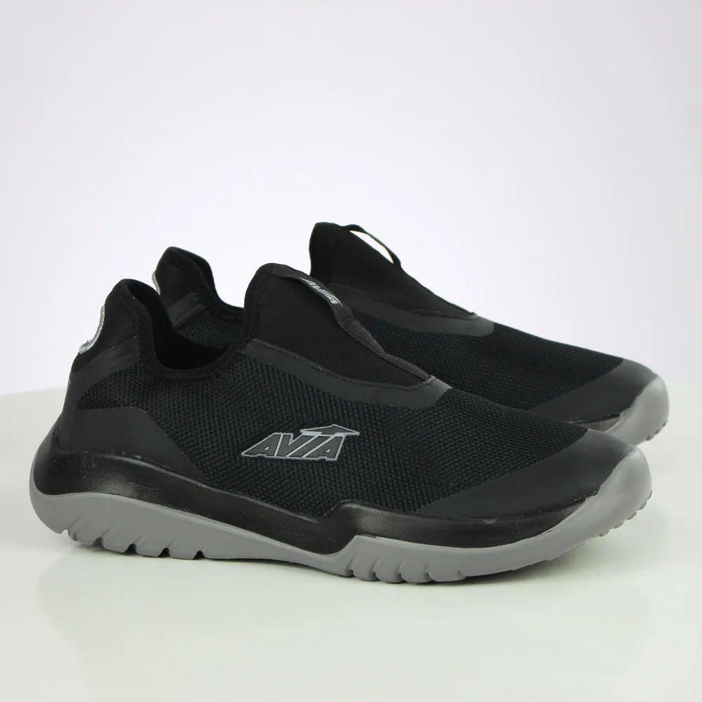 Men's Fishnet Slip On Shoes,Black
