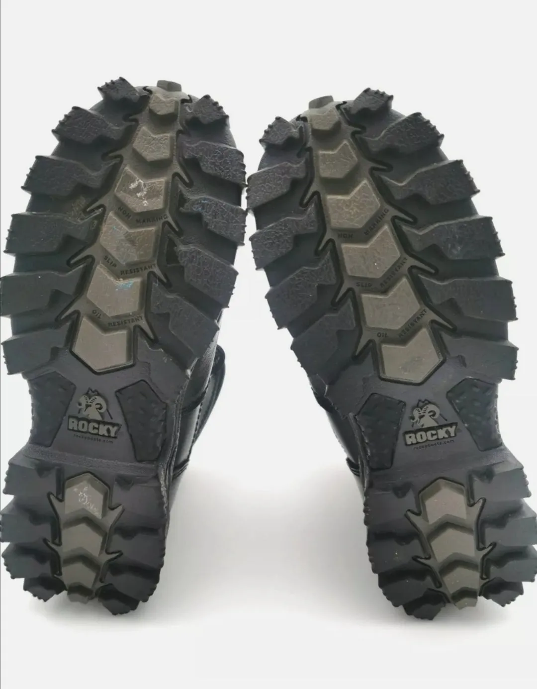 MENS or BOYS SIZE 5W - ROCKY, Waterproof Tactical / Hiking Boots, Black NWOT B19