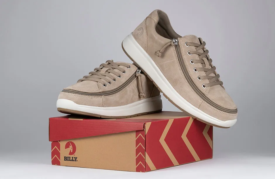 Men's Tan Suede BILLY Comfort Lows