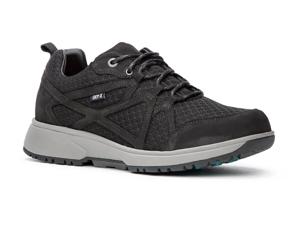 Mens Waterproof Abo Black Hiking Shoes