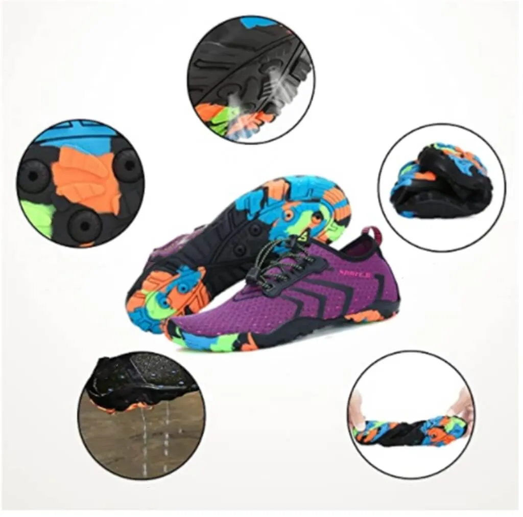 Mens Womens Water Shoes Quick Dry Barefoot for Swim Diving Surf Aqua Sports Pool Beach Walking Yoga