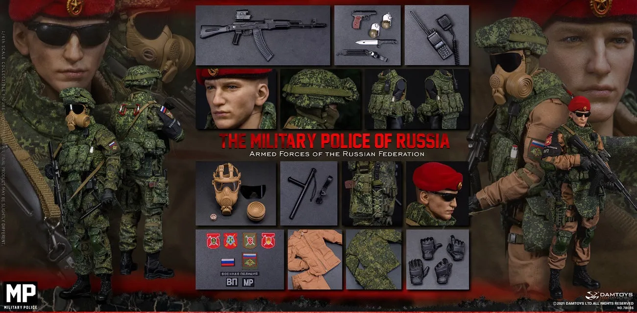 Military Police Of Russia - Black Combat Boots (Peg Type)