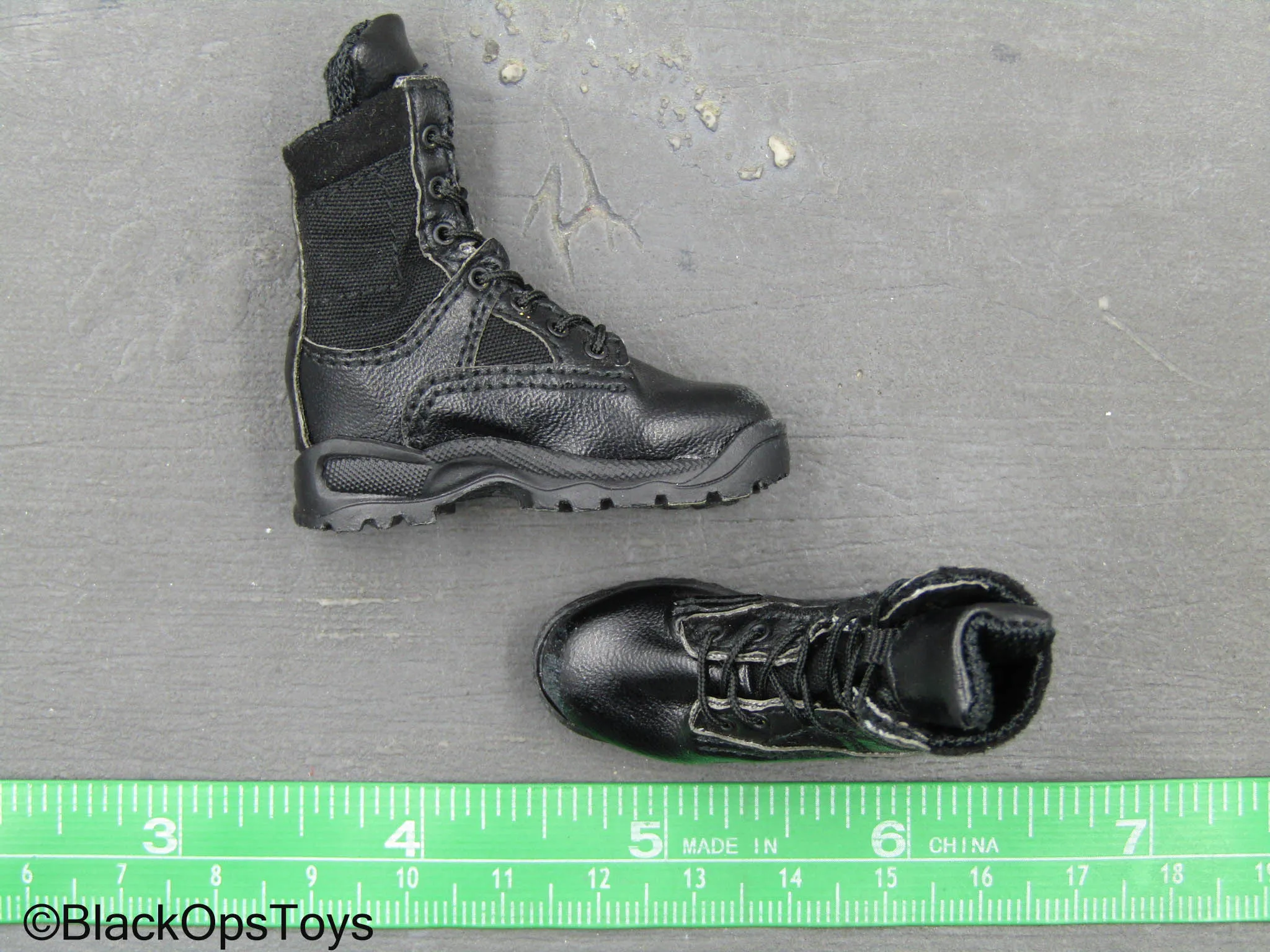 Military Police Of Russia - Black Combat Boots (Peg Type)