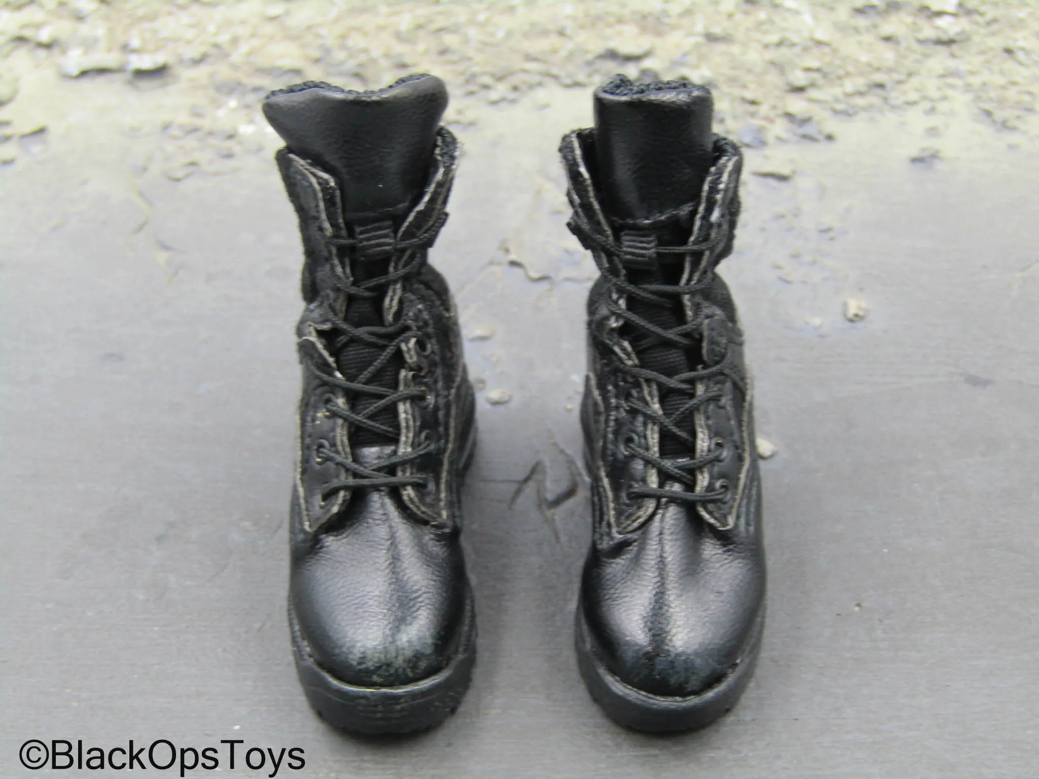 Military Police Of Russia - Black Combat Boots (Peg Type)