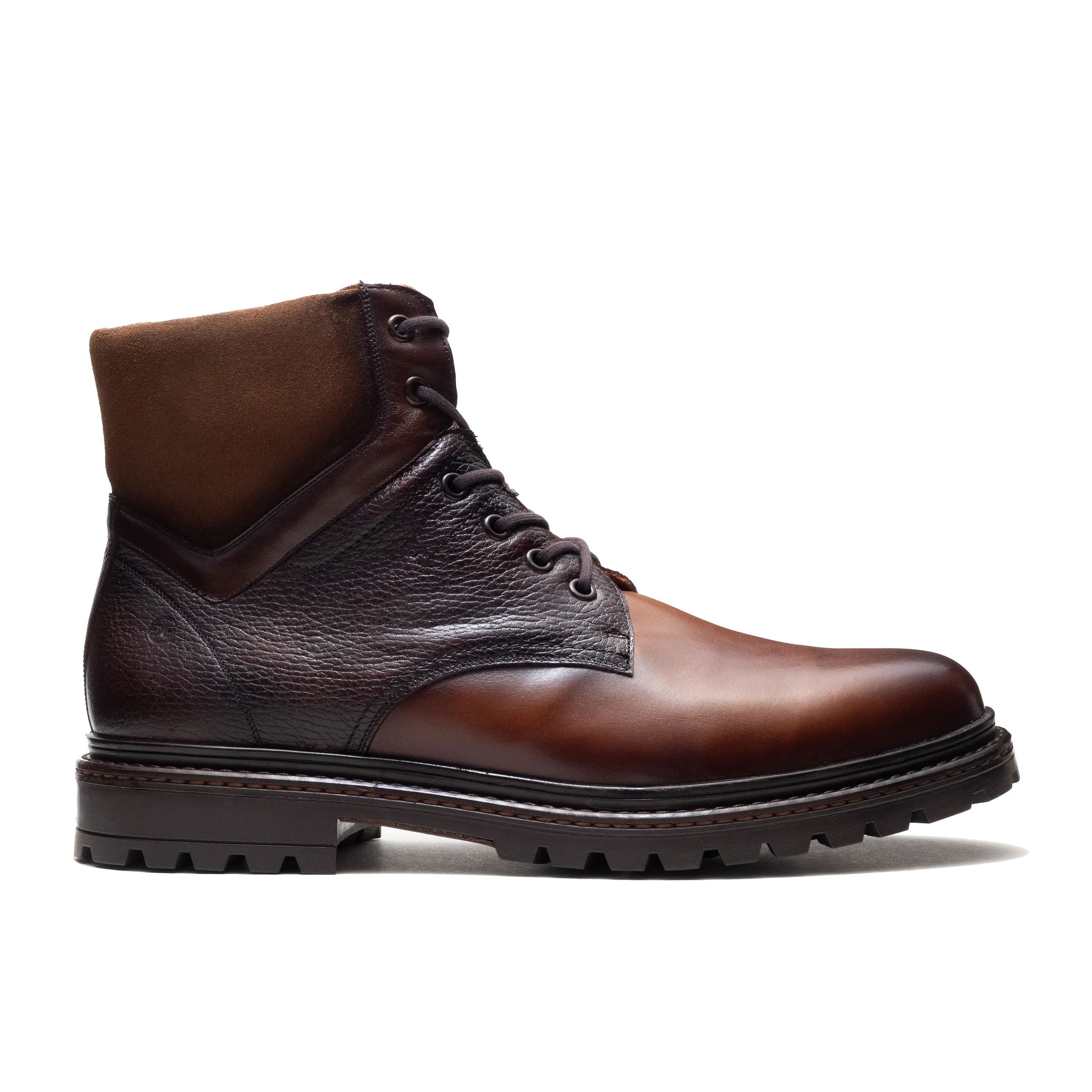 MOD. 8601 | Combat Boots Talón Grabado Bisonte | Caballero
