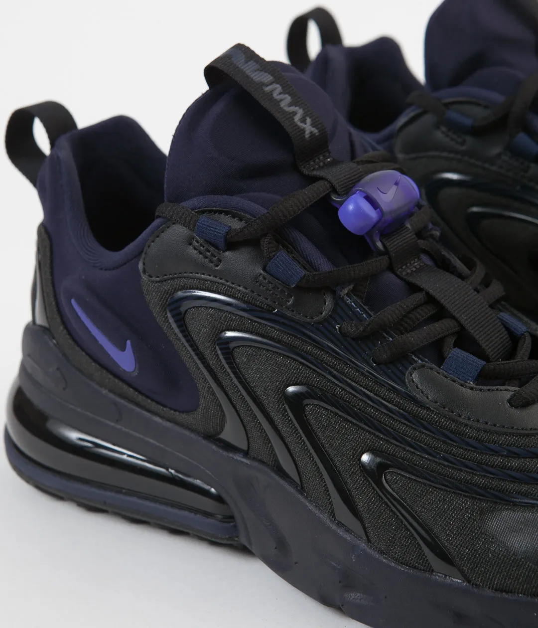 Nike Air Max 270 React ENG Shoes - Black / Sapphire - Obsidian