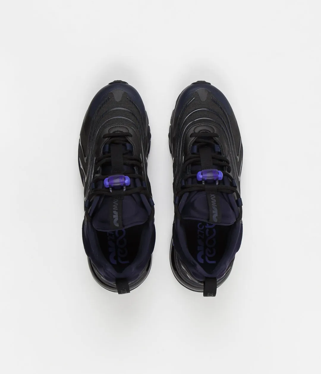 Nike Air Max 270 React ENG Shoes - Black / Sapphire - Obsidian